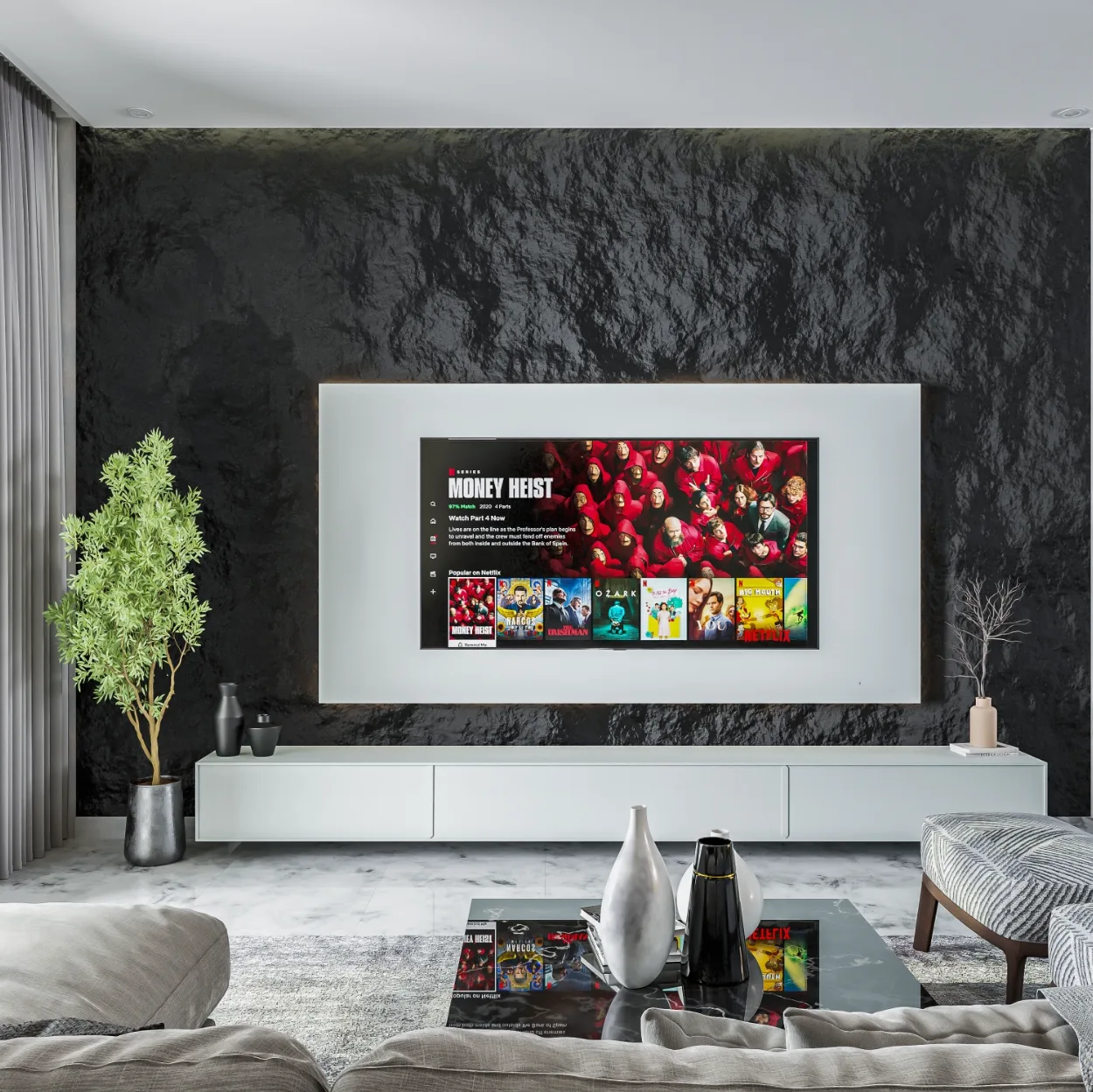 Alidi Homes interior — living room