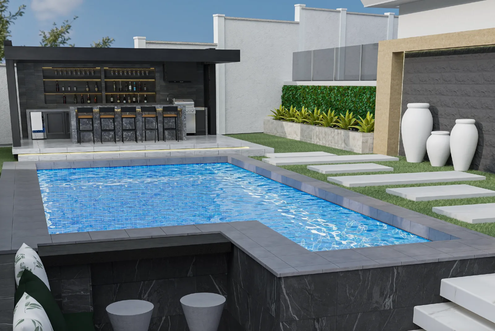 Resort-Style Pool Paradise — detail 1, Rebero, Kigali